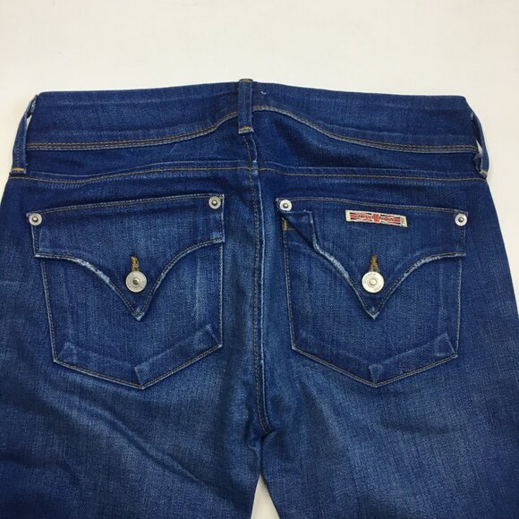 HUDSON Denim Curt Wash COLLIN Whiskers Distressing 5 Pocket Skinny Jeans - Picture 9 of 16